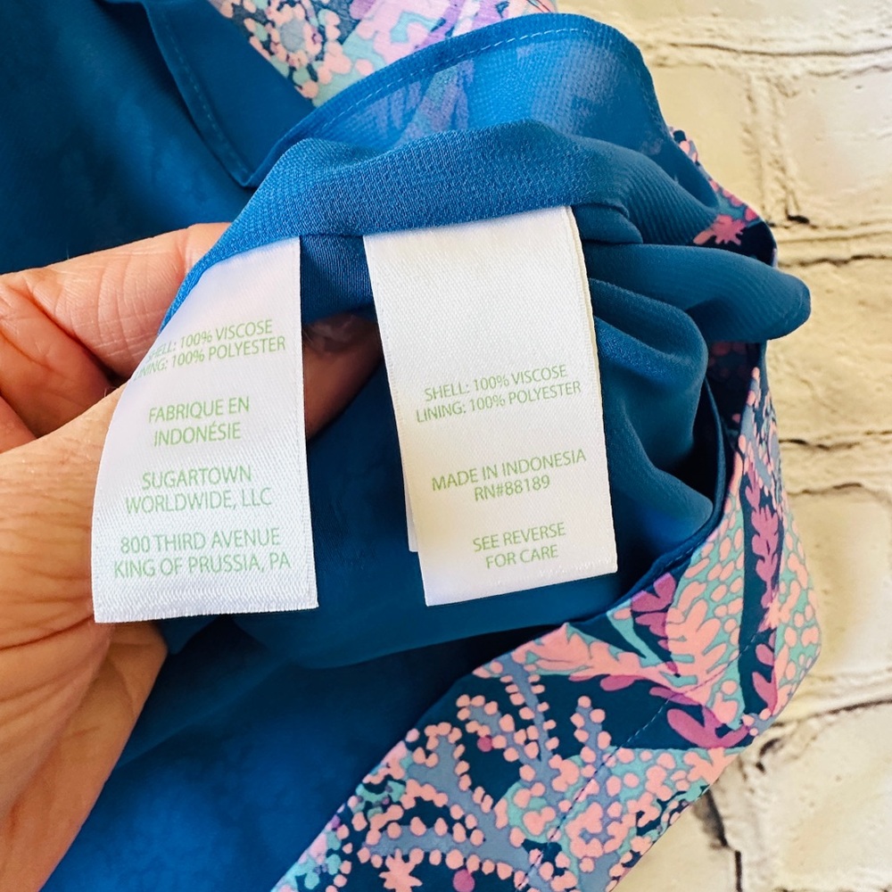 NWT Lilly Pulitzer Bexler One Shoulder Top - Picture 7 of 9